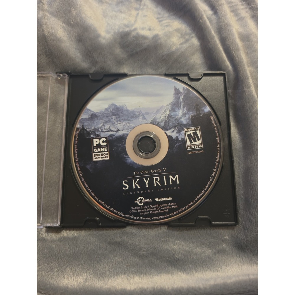 PC DVD Elder Scrolls V Skyrim Legendary Edition Disc Only